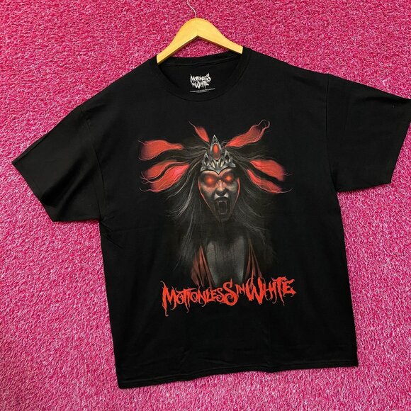 Motionless In White The Whorror Album Banshee Heavy Metal Band T-Shirt 2XL - Picture 3 of 4